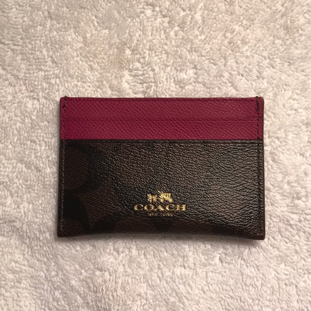 Coach card holder